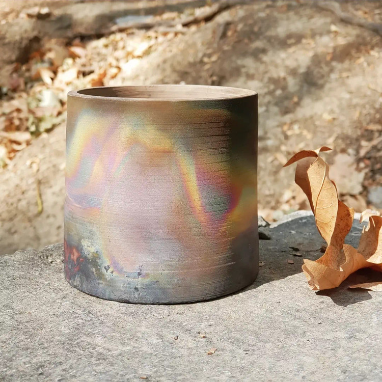 راکو | کاپرمت «Copper Matte Raku»